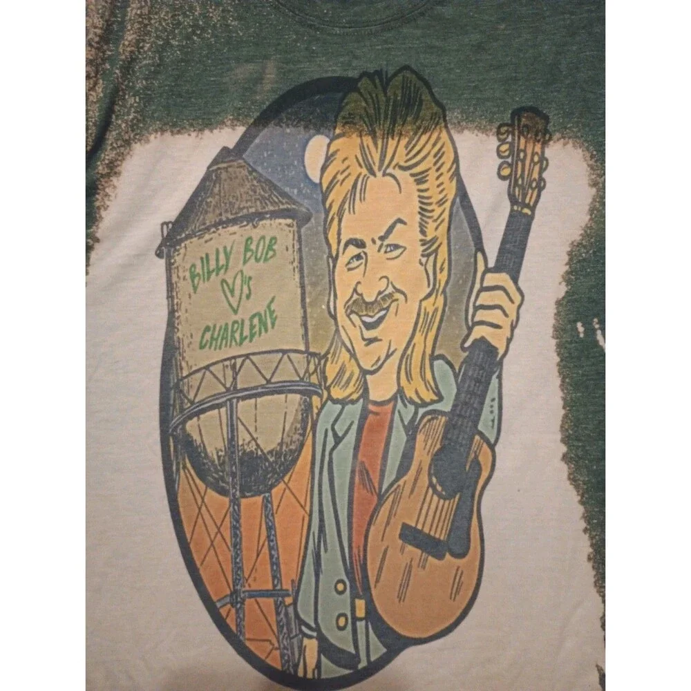 Joe Diffie Tie Dye Billy Bob Loves Charlene Tshirt Mens Large